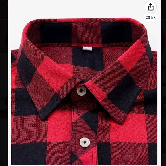 NWT ALIMENS & GENTLE Men’s Button Down Regular Fit Plaid Button Down Size XXL - Picture 2 of 3